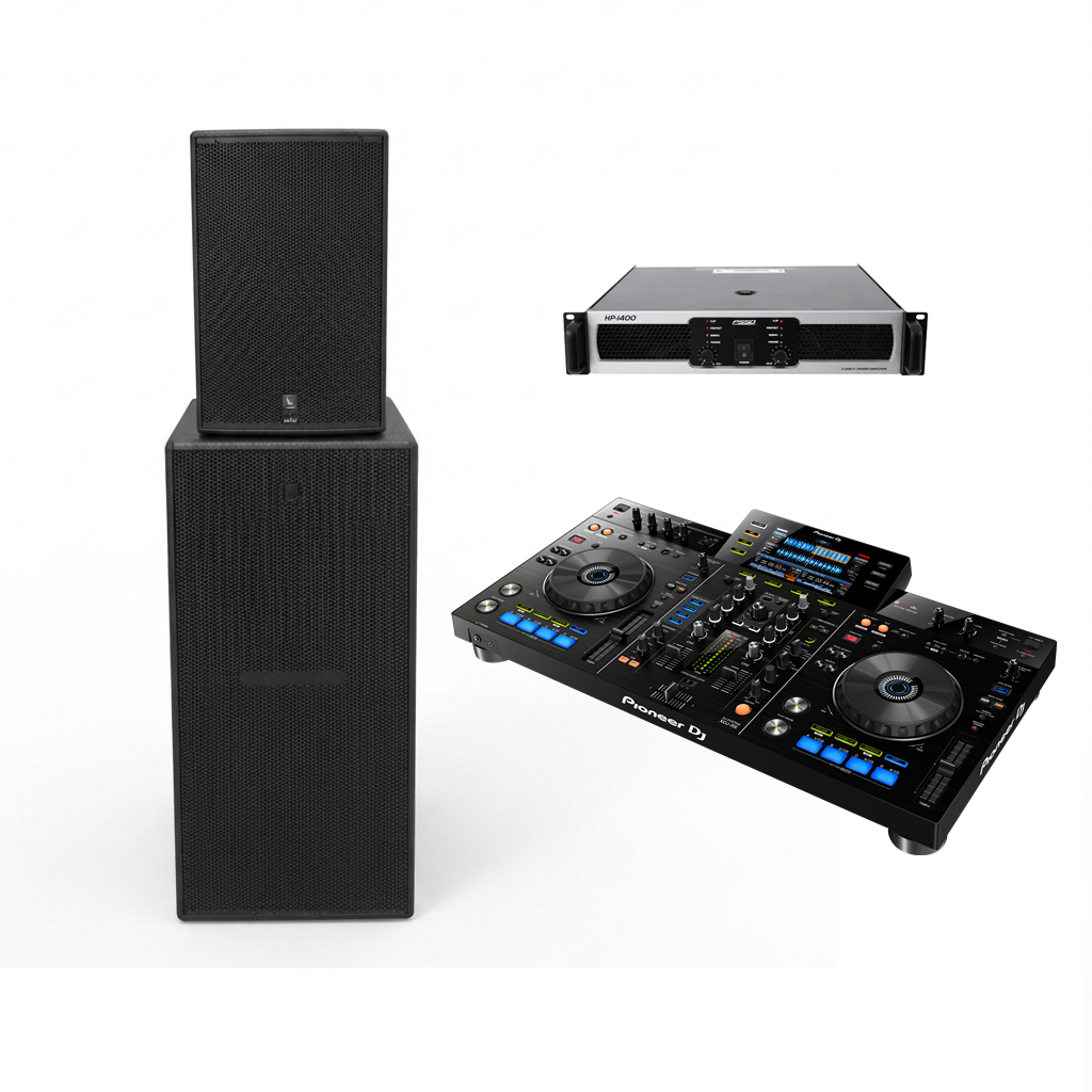 Kleines PA-Set + Pioneer XDJ-RX